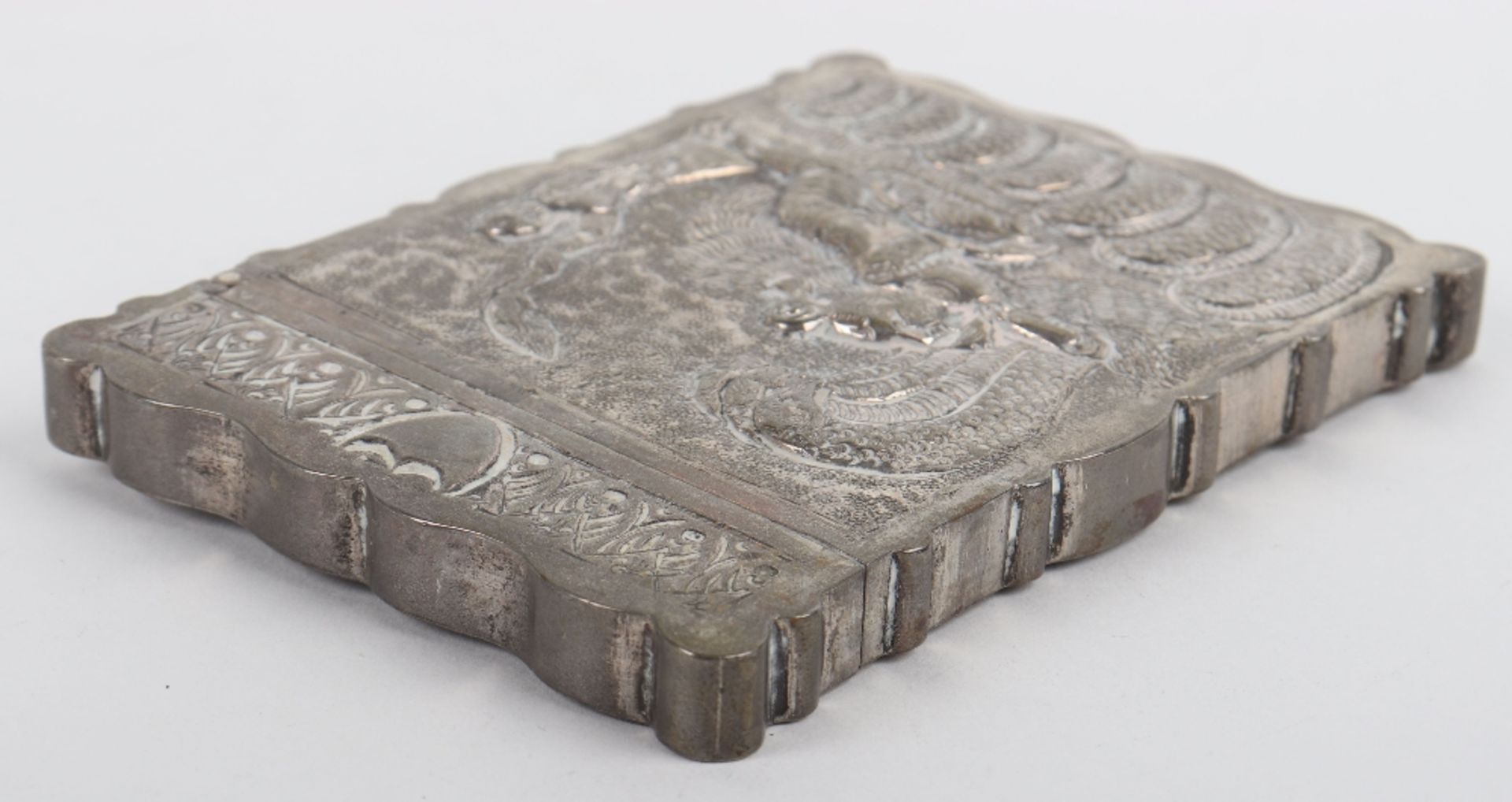 An Indian silver card case - Bild 4 aus 5