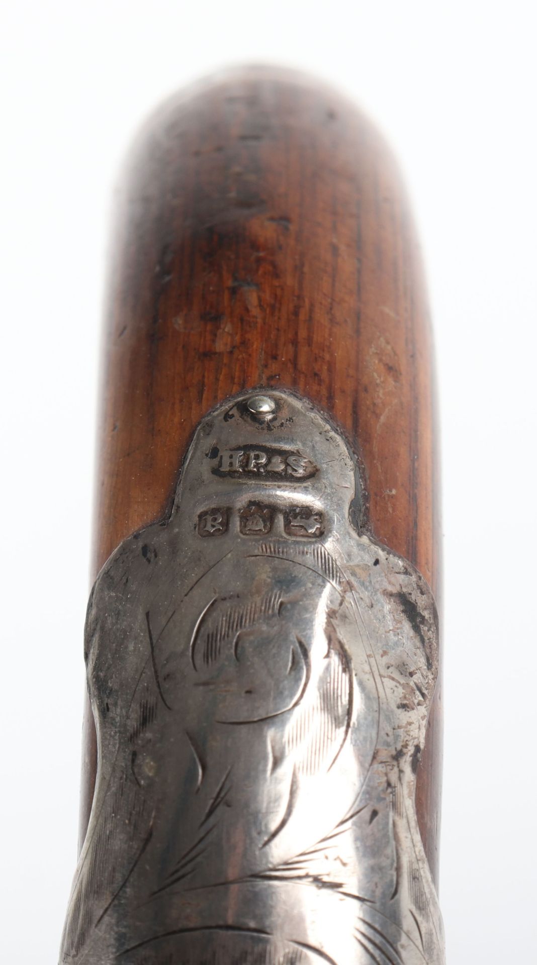 A silver and malacca walking stick, London 1856 - Bild 16 aus 26