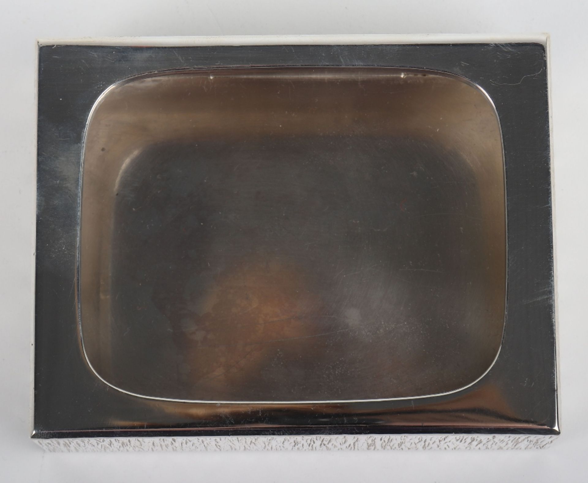 A Gerald Benney silver ashtray, London 1972 - Bild 5 aus 6