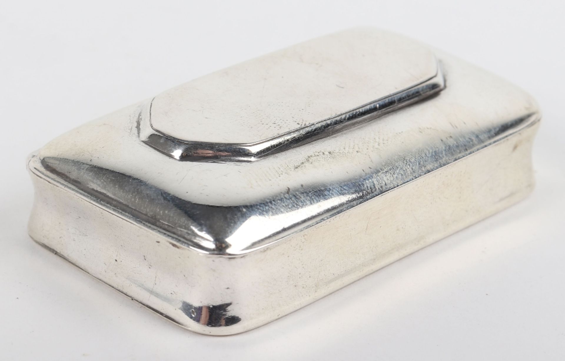 A Georgian silver snuff box, John Thropp, Birmingham 1814 - Image 4 of 8