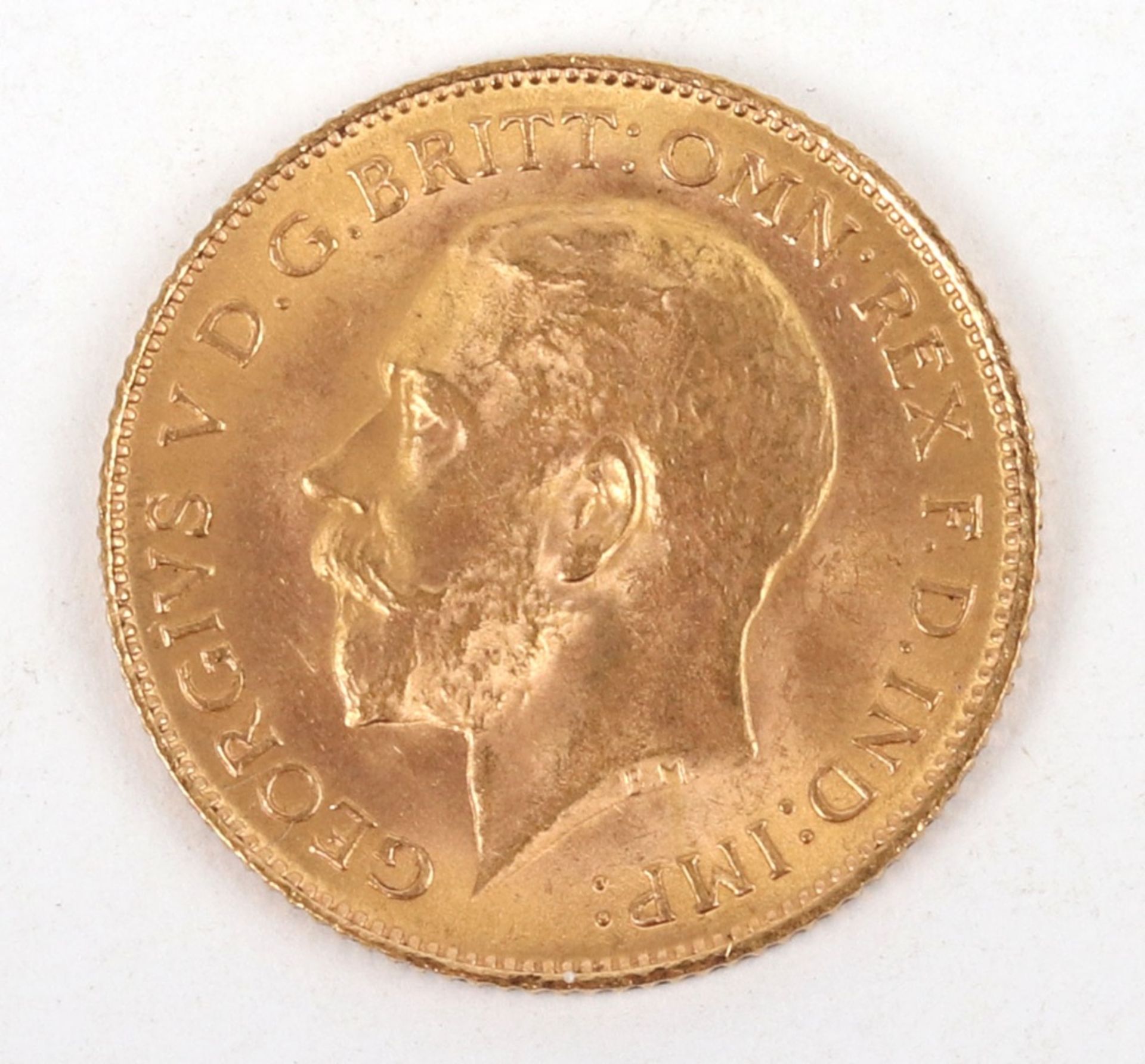George V, 1915 Half Sovereign