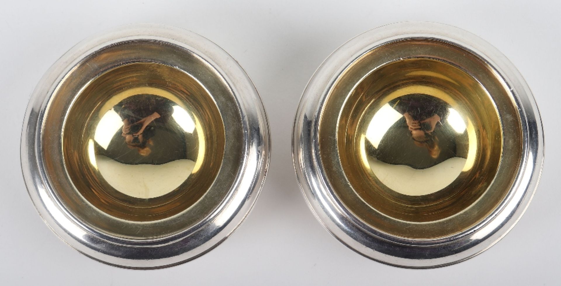 A pair of Britannia standard silver salts, Crichton Brothers, 1925 - Image 3 of 6