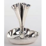 A silver trinket dish/vase, Cornelius Desormeaux Saunders & James Francis Hollings Shepherd, London