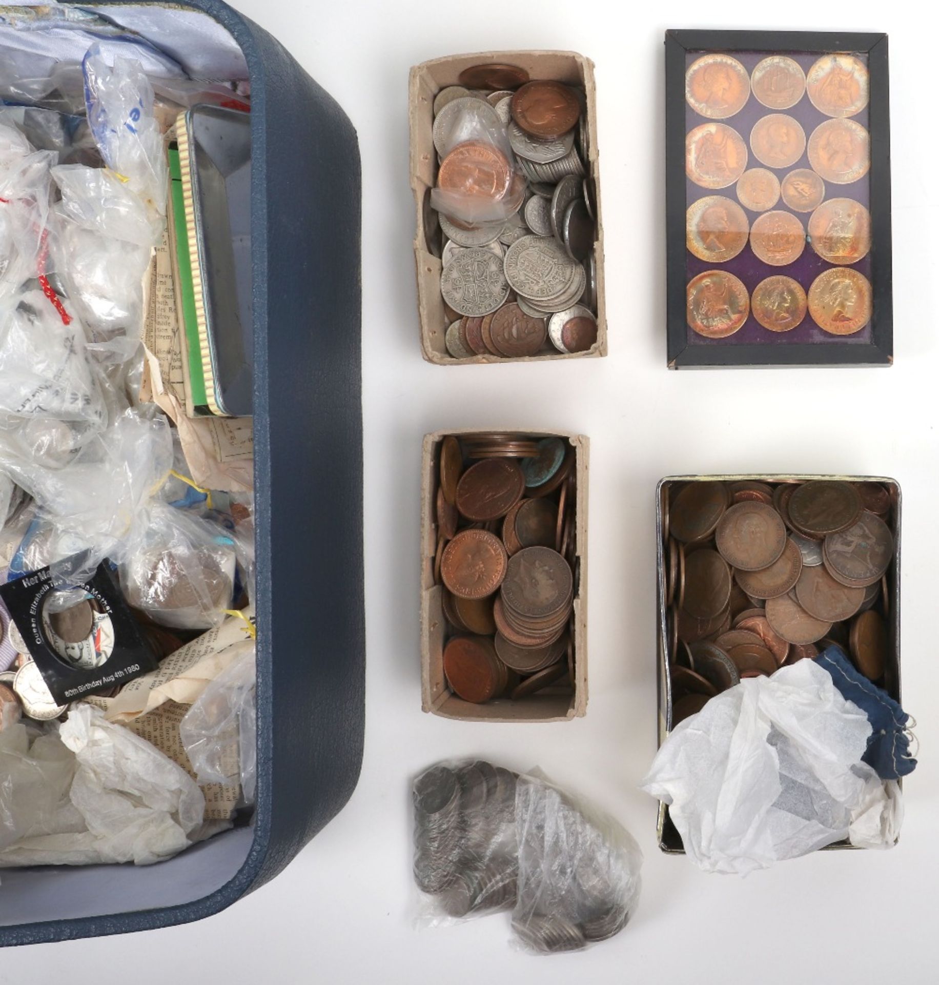 A briefcase of GB and world coinage - Bild 3 aus 7