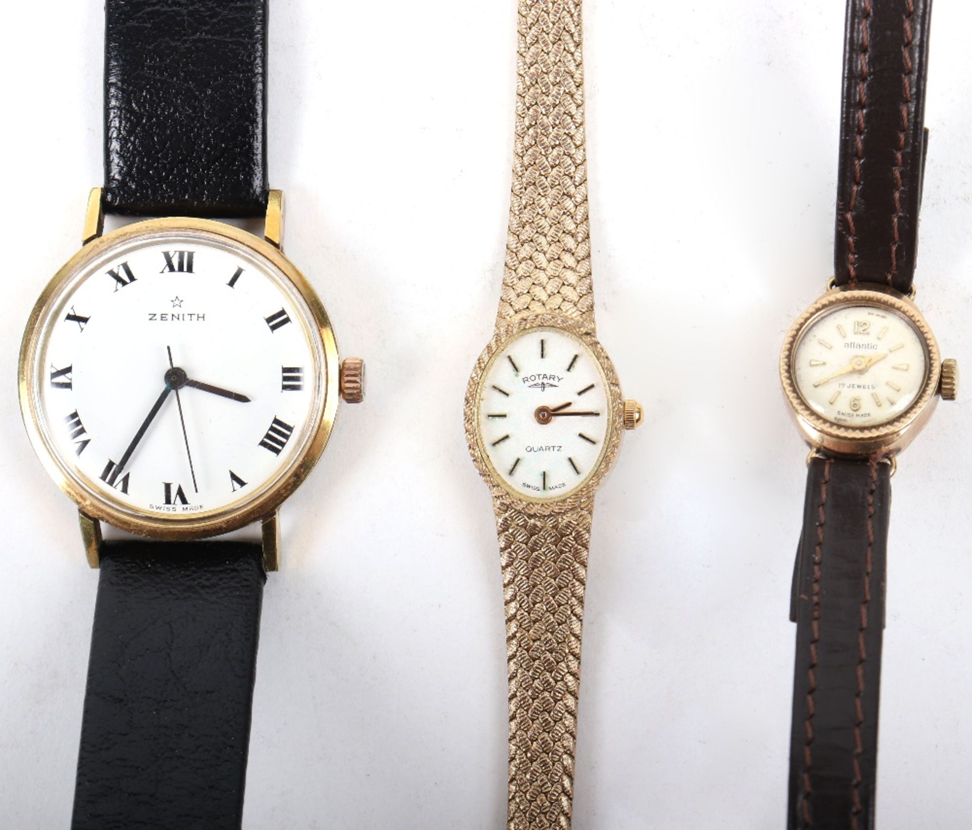 A 9ct gold ladies Atlantic wristwatch, 8.2g - Bild 4 aus 10