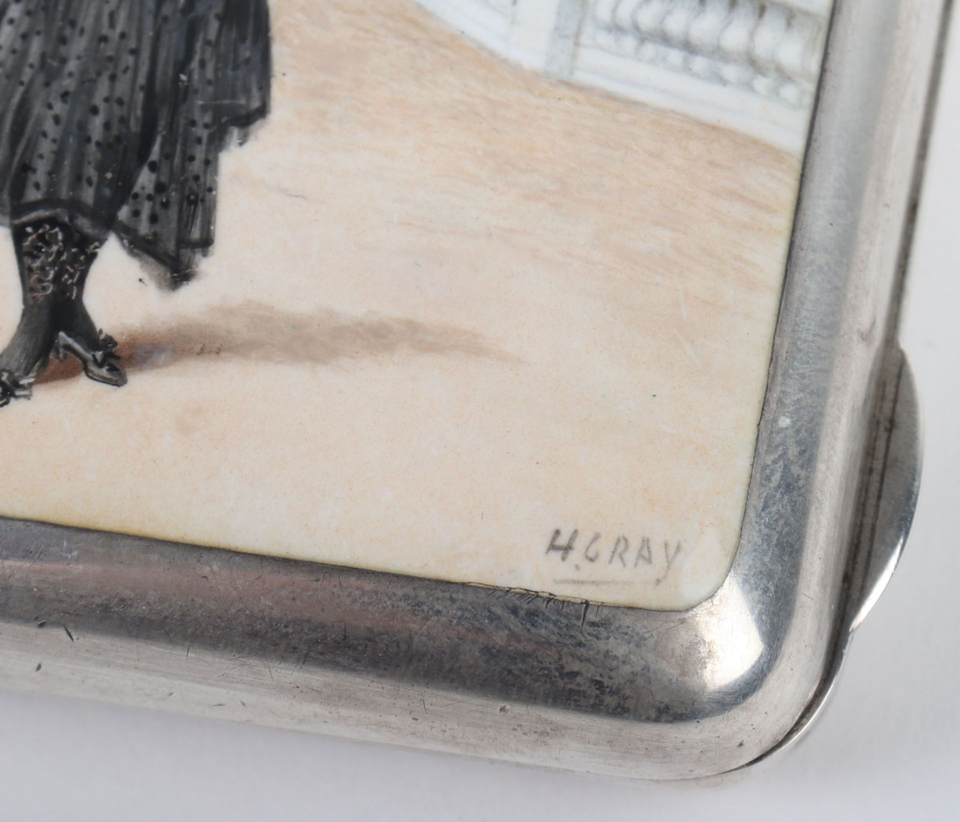 A Continental silver and enamel cigarette case - Image 2 of 6