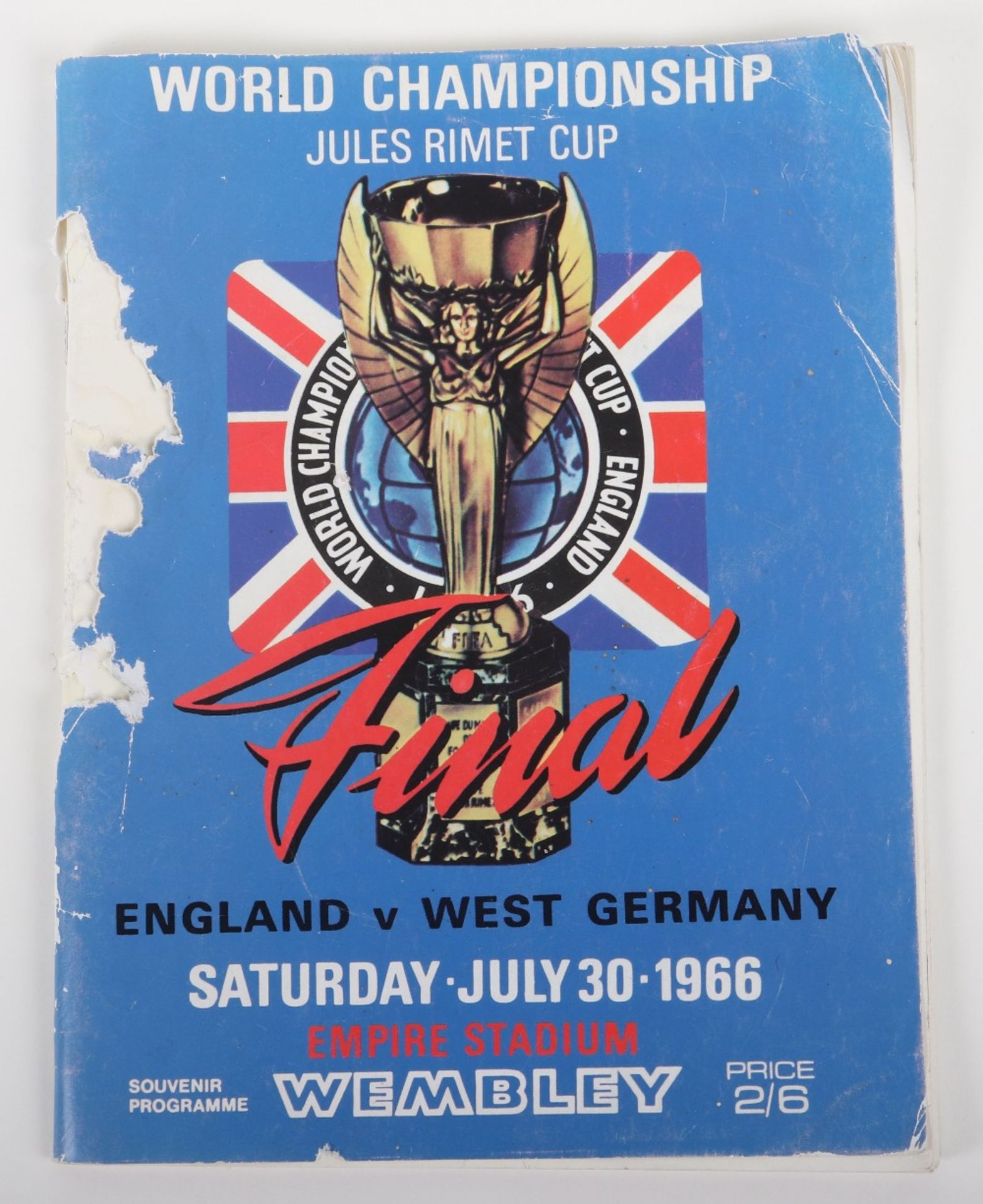 A 1966 World Cup programme