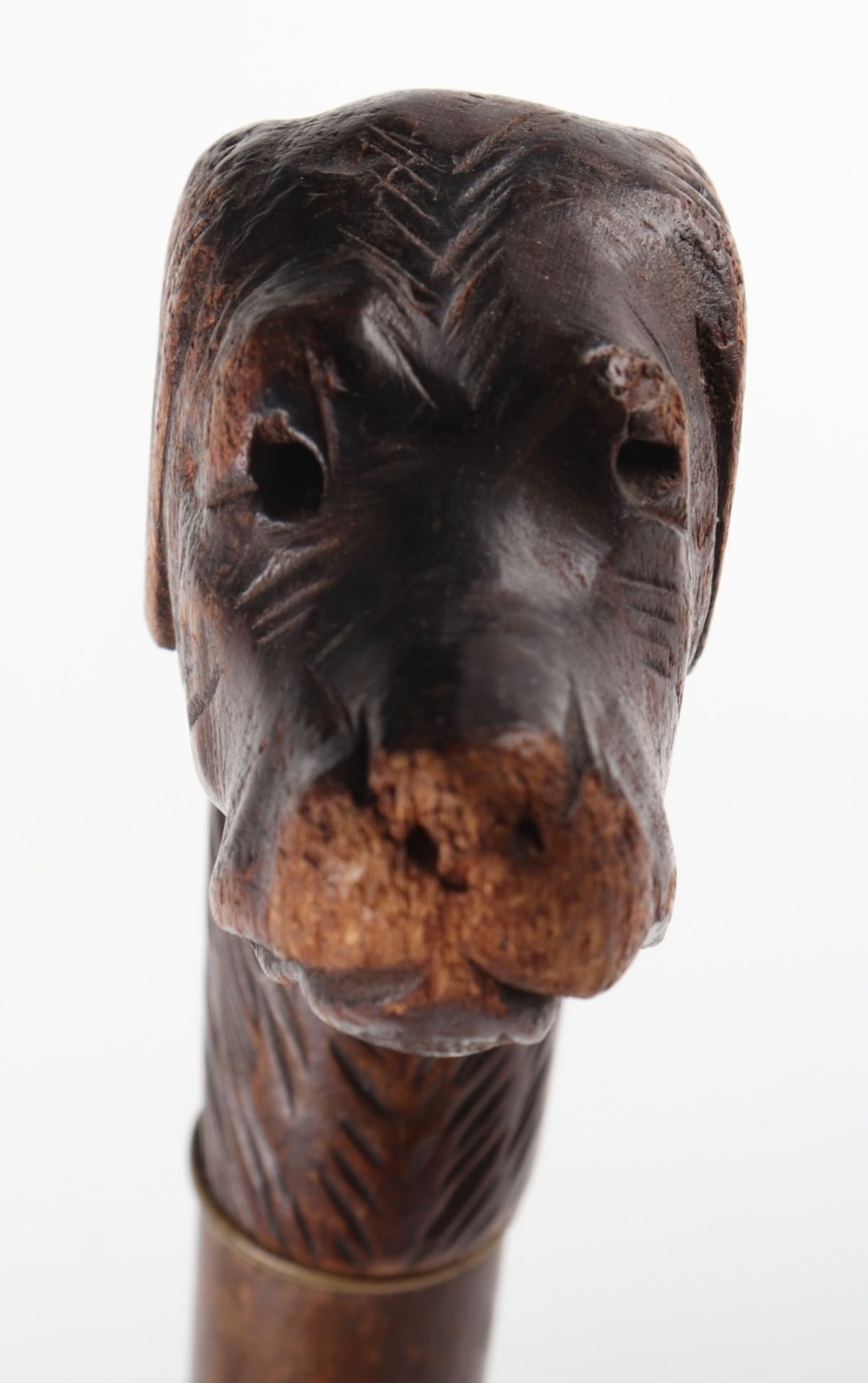 Two dog head walking sticks - Bild 15 aus 17