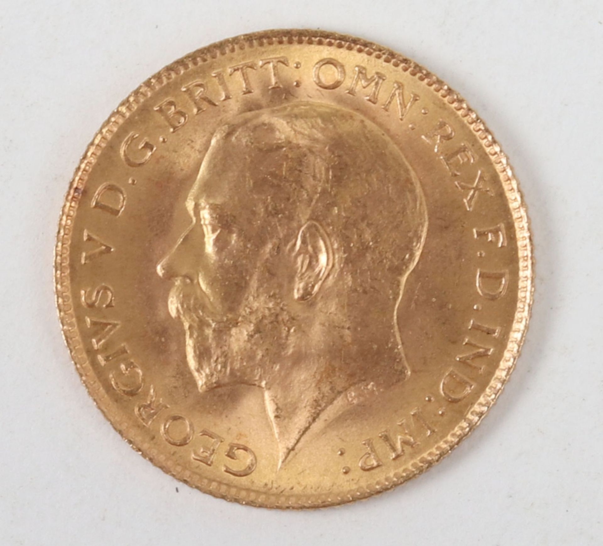 George V, 1914 Half Sovereign