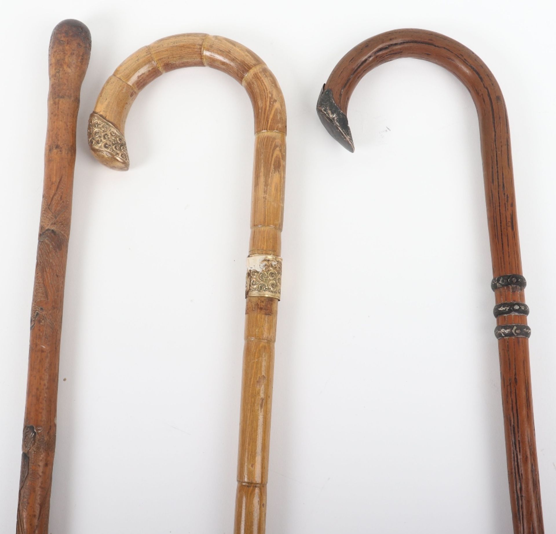 Two walking sticks and a walking cane - Bild 5 aus 10