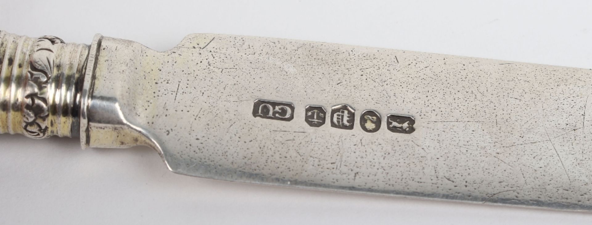 A Georgian silver letter opener, Birmingham 1831 - Image 3 of 6