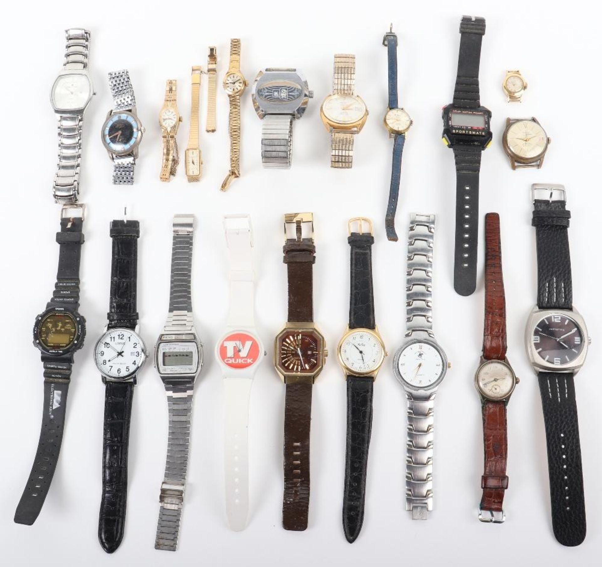 A selection of twenty wristwatches