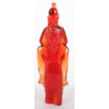 A reconstituted amber Egyptian Pharaoh