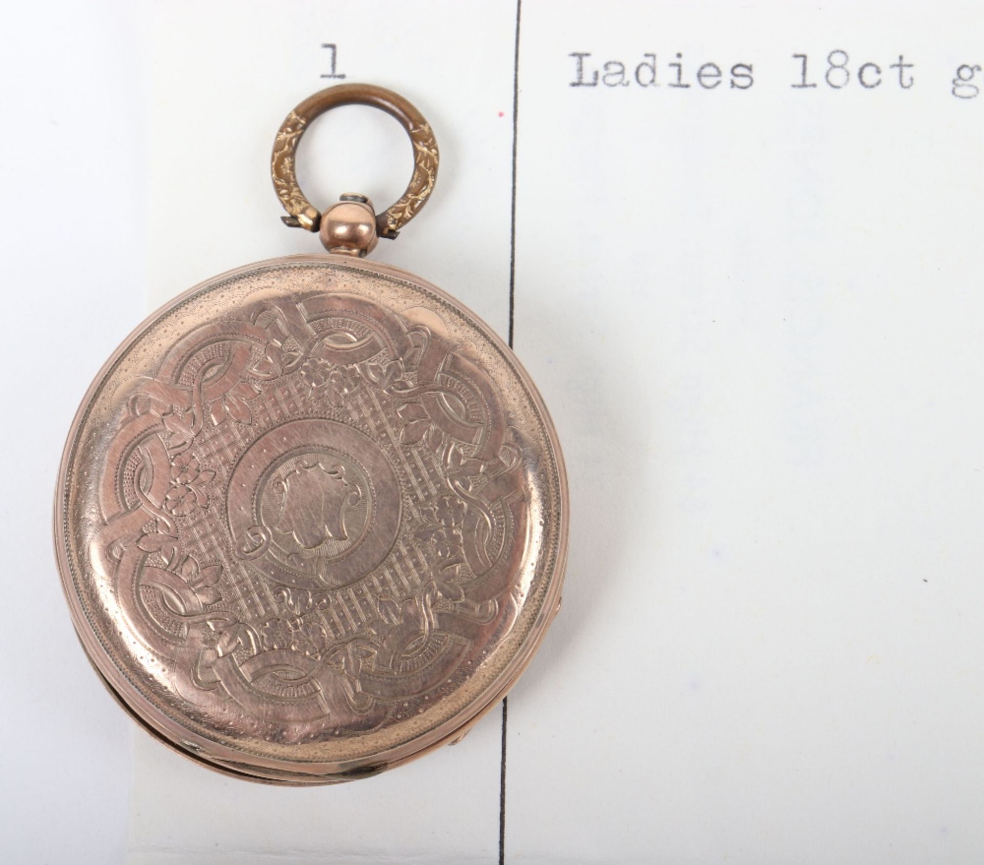 A ladies 18ct gold pocket watch, 34.18g, with a ladies 9ct gold pocket watch, 43.15g, with two 9ct g - Bild 10 aus 21