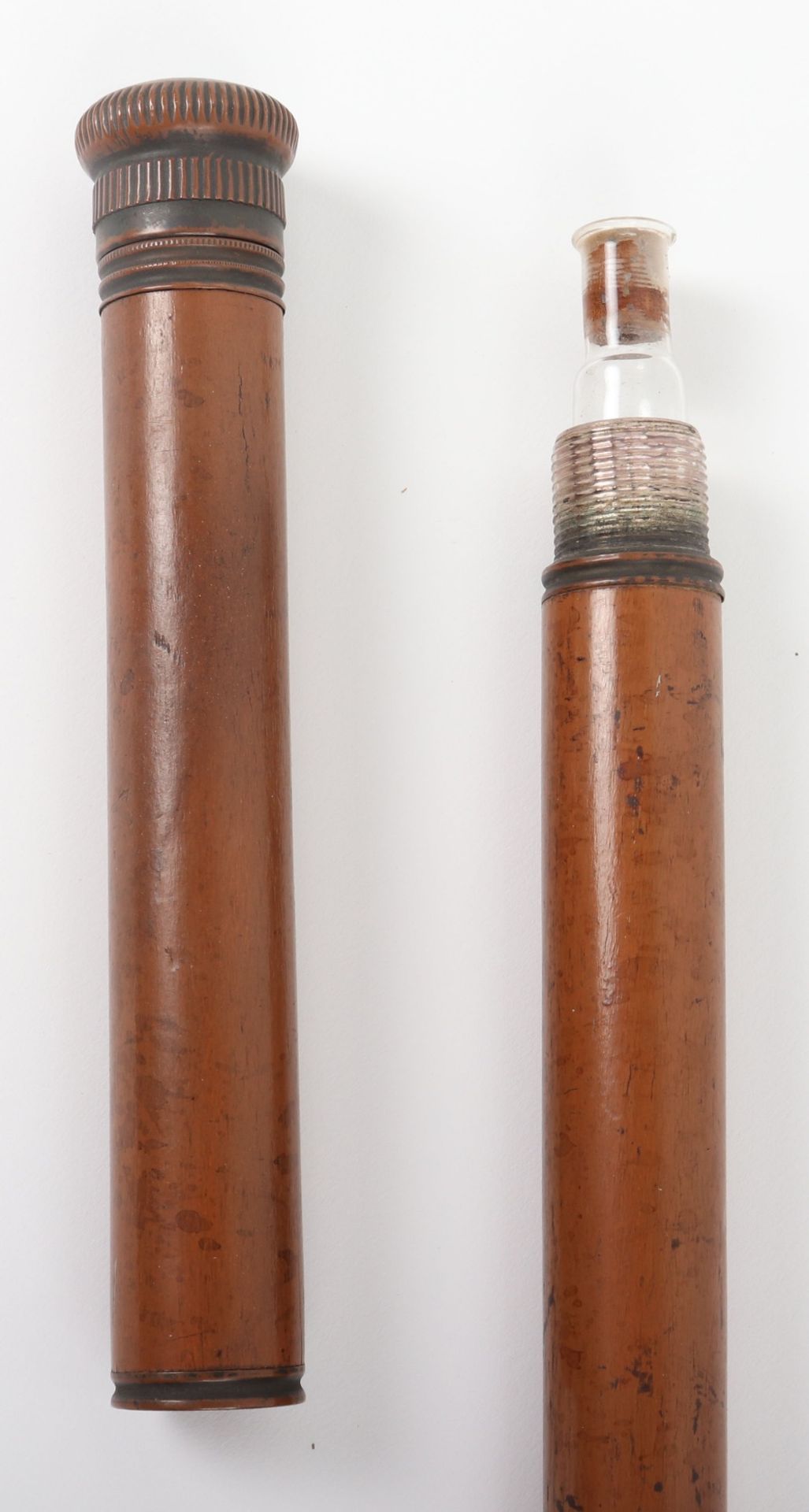 An Edwardian malacca ‘tipplers’ walking cane - Bild 2 aus 10