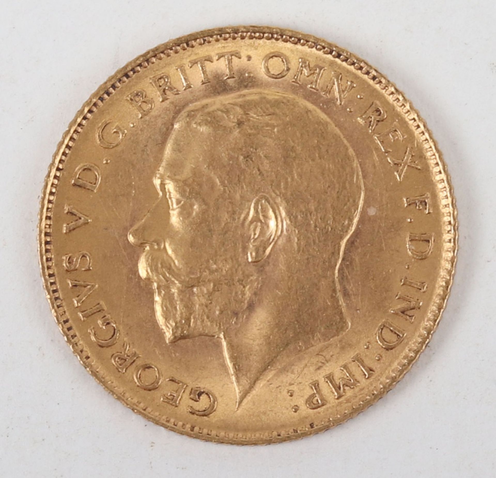 George V, 1911 Half Sovereign