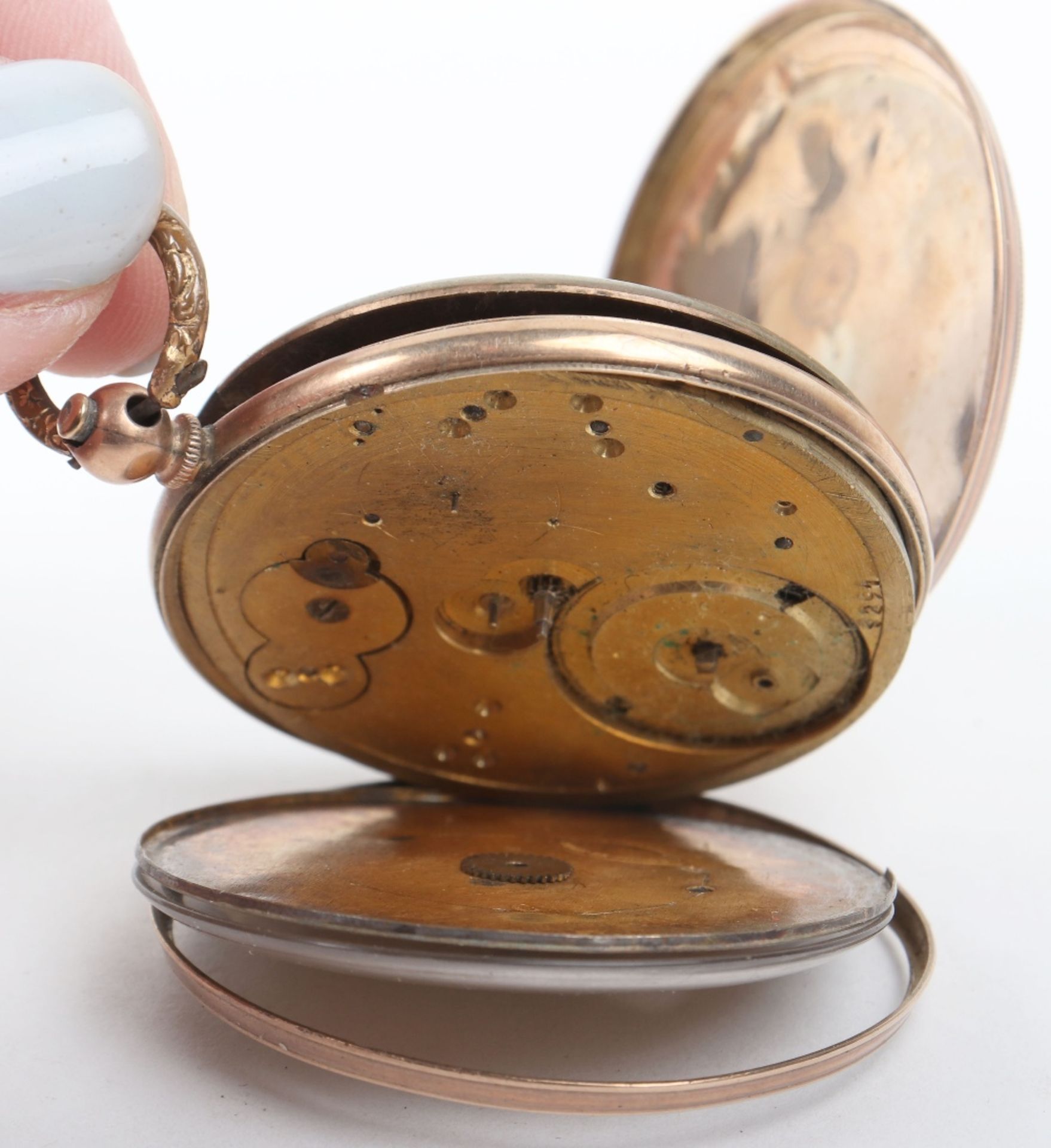 A ladies 18ct gold pocket watch, 34.18g, with a ladies 9ct gold pocket watch, 43.15g, with two 9ct g - Bild 16 aus 21