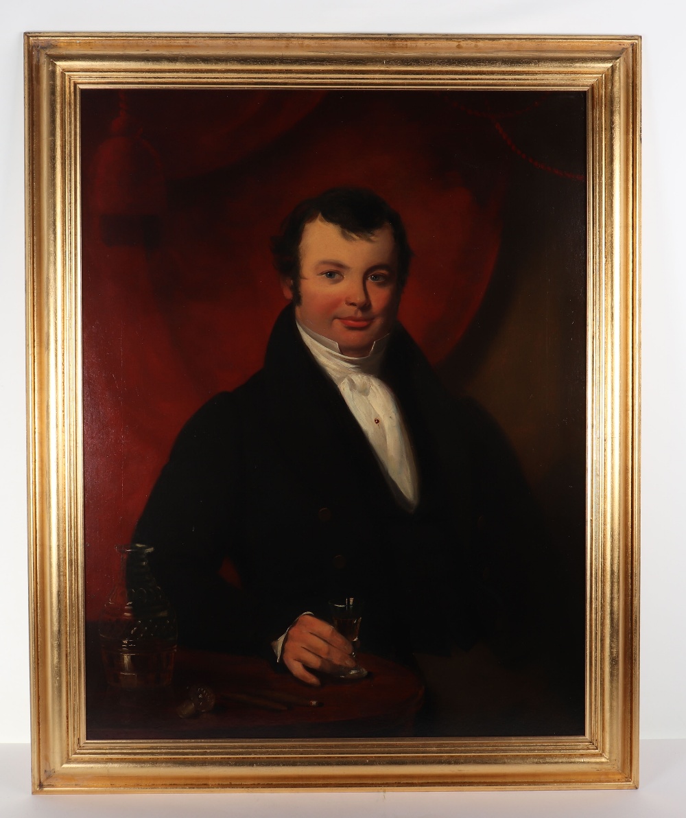 An 18th century portrait of “Gentleman in formal attire”, Streater family of East Sussex, believed t - Image 7 of 7