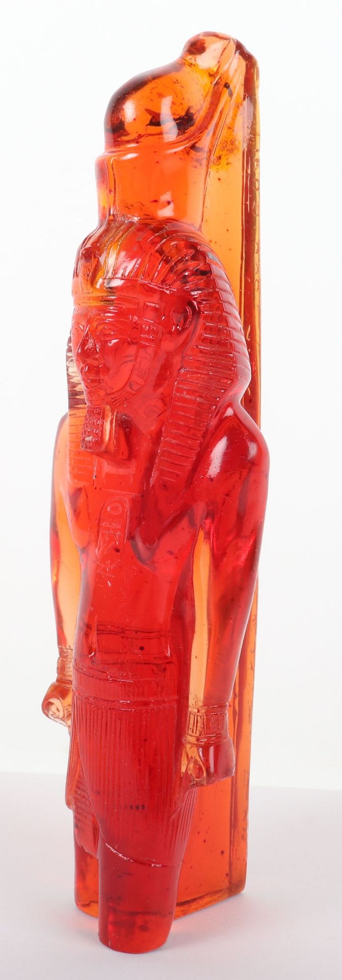 A reconstituted amber Egyptian Pharaoh - Bild 2 aus 7