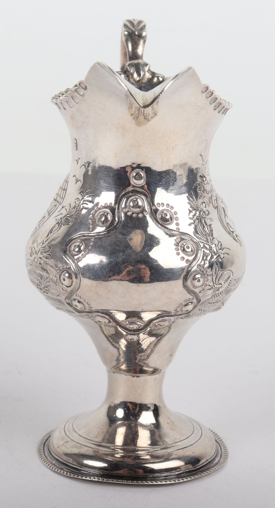 A Georgian cream jug, London 1781