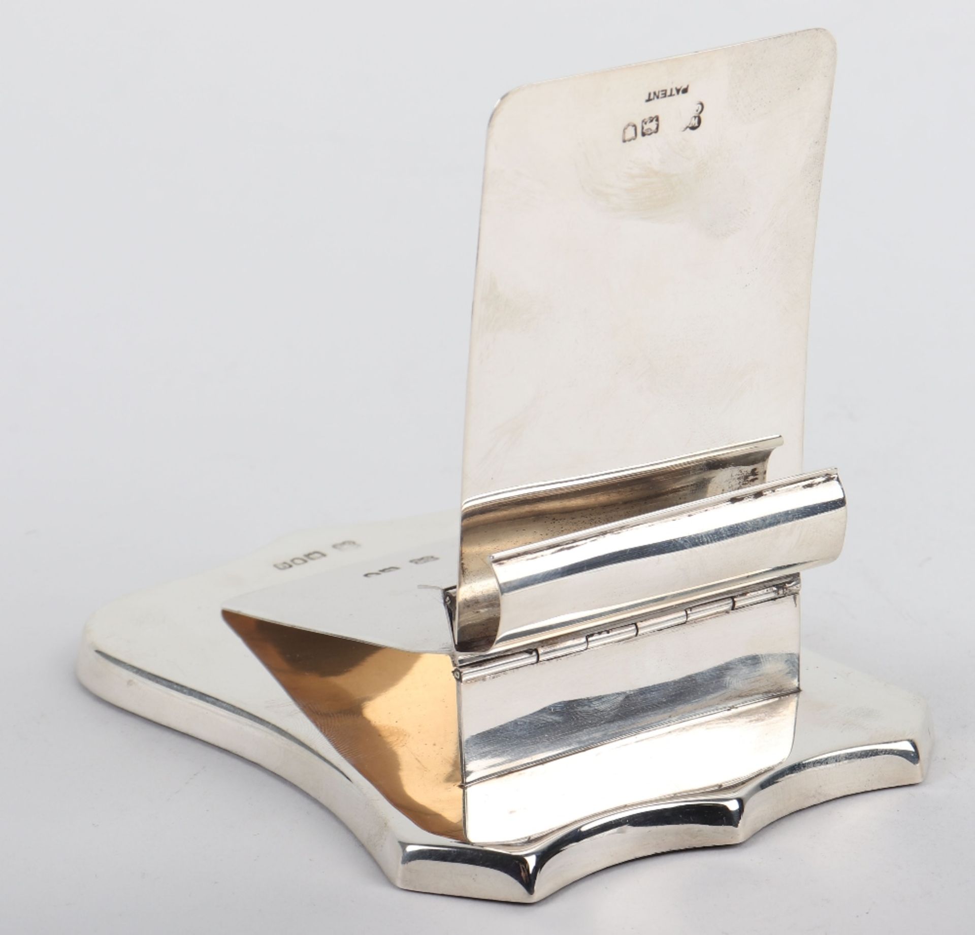 A late Victorian silver note pad holder, W&G Neal, London 1900 - Image 4 of 5