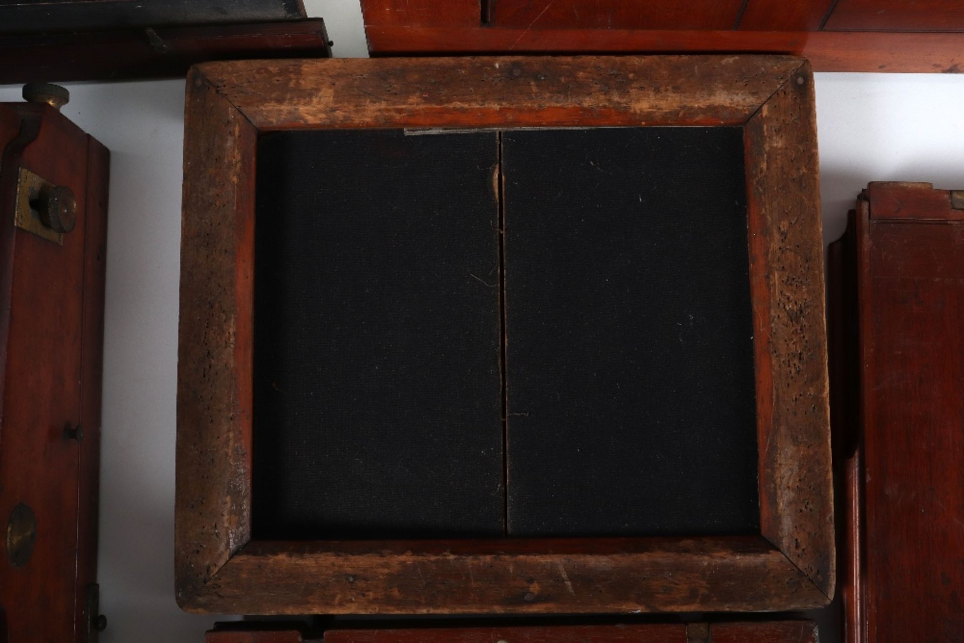 A 19th century mahogany plate camera (no lens), parts only - Bild 5 aus 12