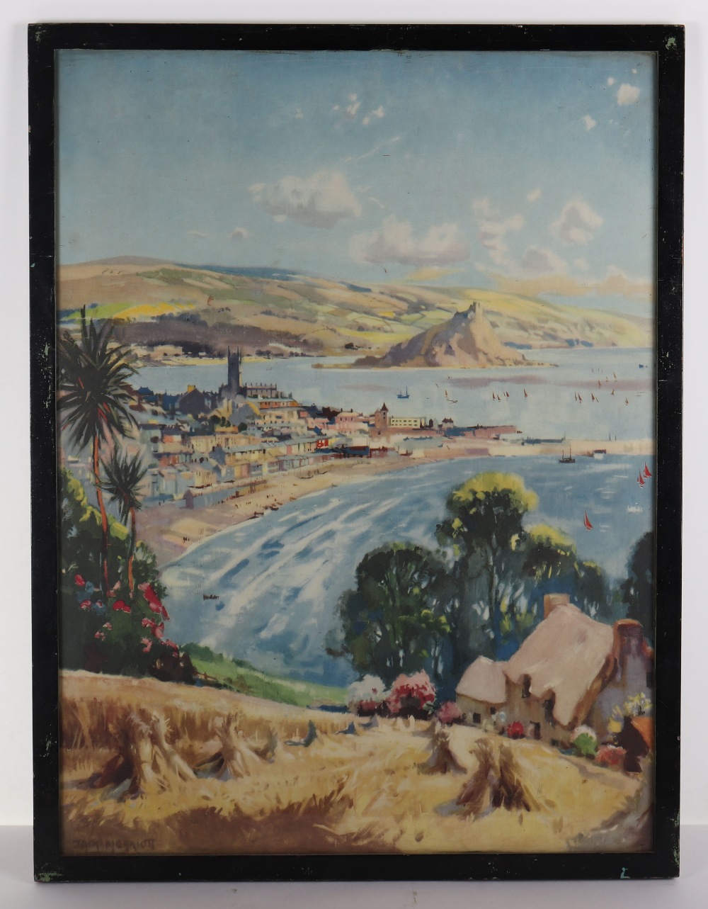 A 1960’s railway poster by Jack Merriott, of Penzance, for the Lizard and Land’s End Peninsulas for