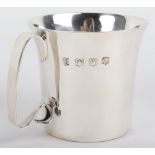A silver mug, Thomas Bradbury & Sons, Sheffield 1942