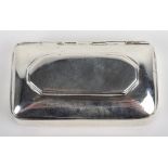 A Georgian silver snuff box, John Thropp, Birmingham 1814