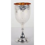 A Victorian silver goblet, Elkington & Co, Birmingham 1883