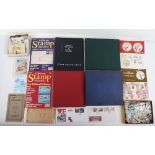 A selection of GB, Commonwealth and world stamps in albums and a box