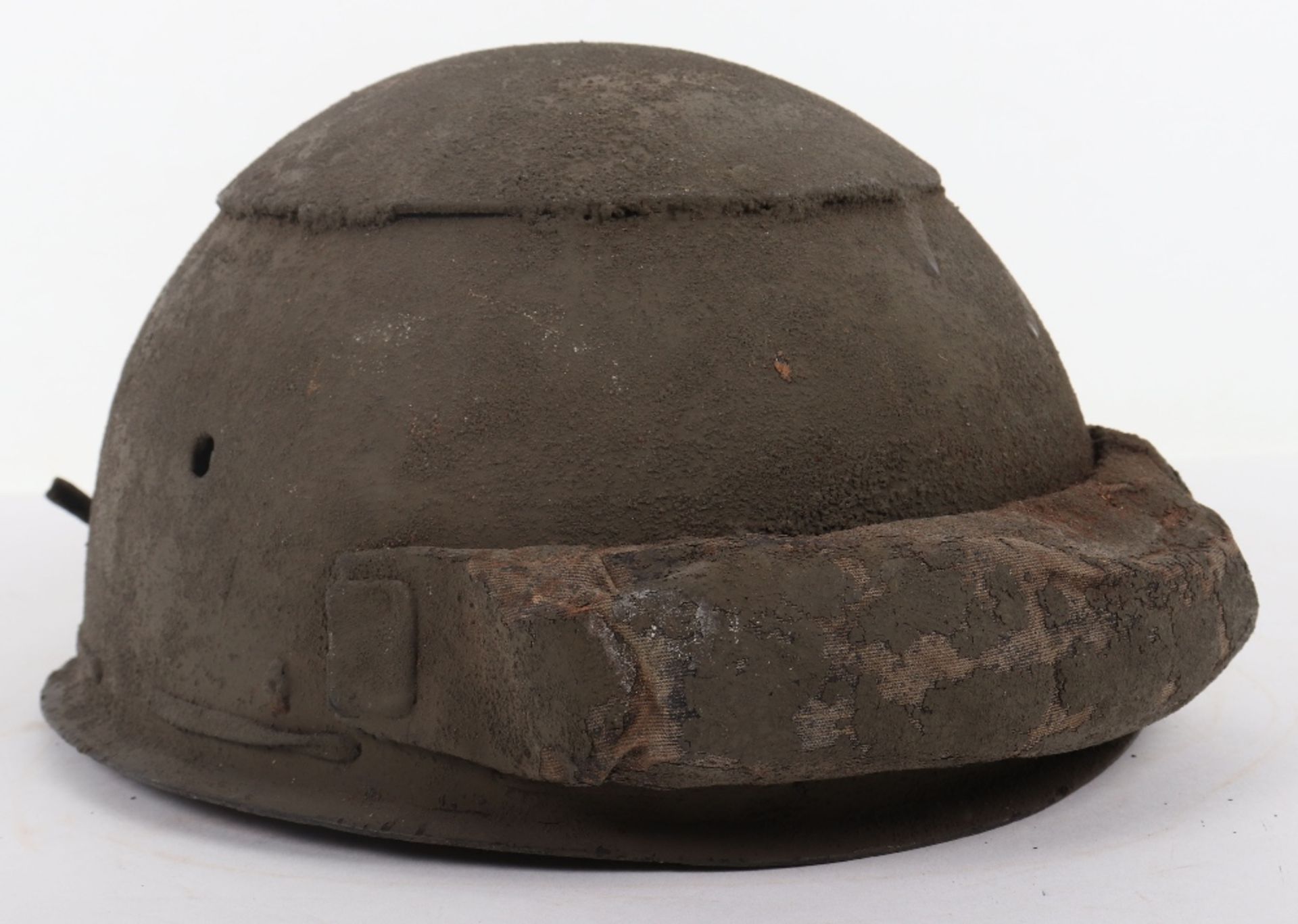 WW2 British Early Pattern Tank Crew Helmet - Bild 2 aus 7