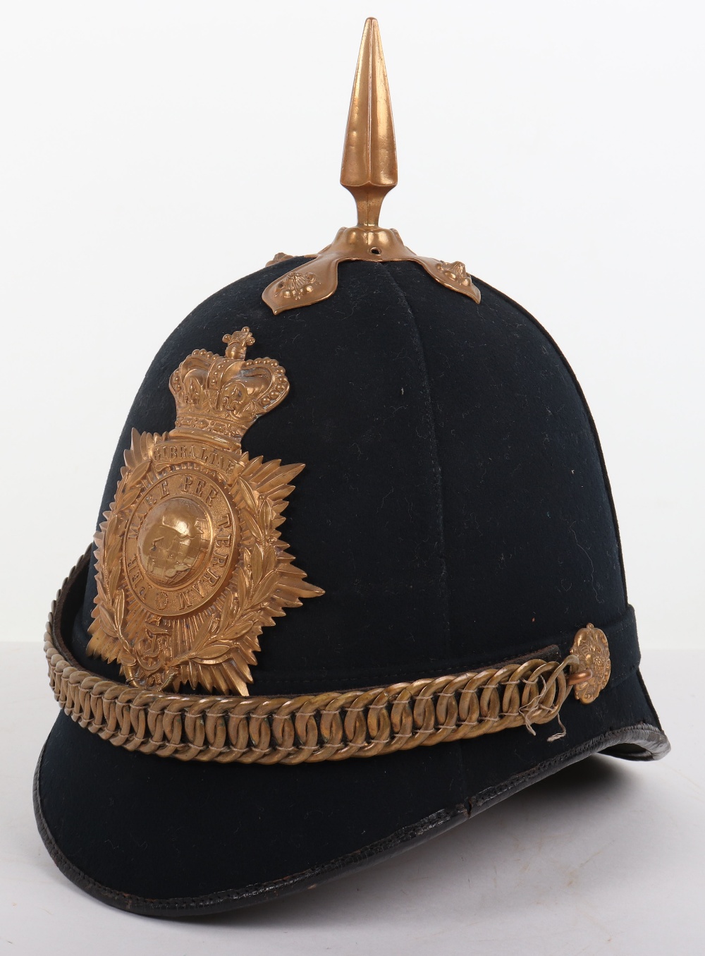 Victorian Royal Marines Light Infantry Other Ranks Home Service Helmet - Image 4 of 13