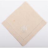 Adolf Hitler Personal Dinner Service Table Napkin