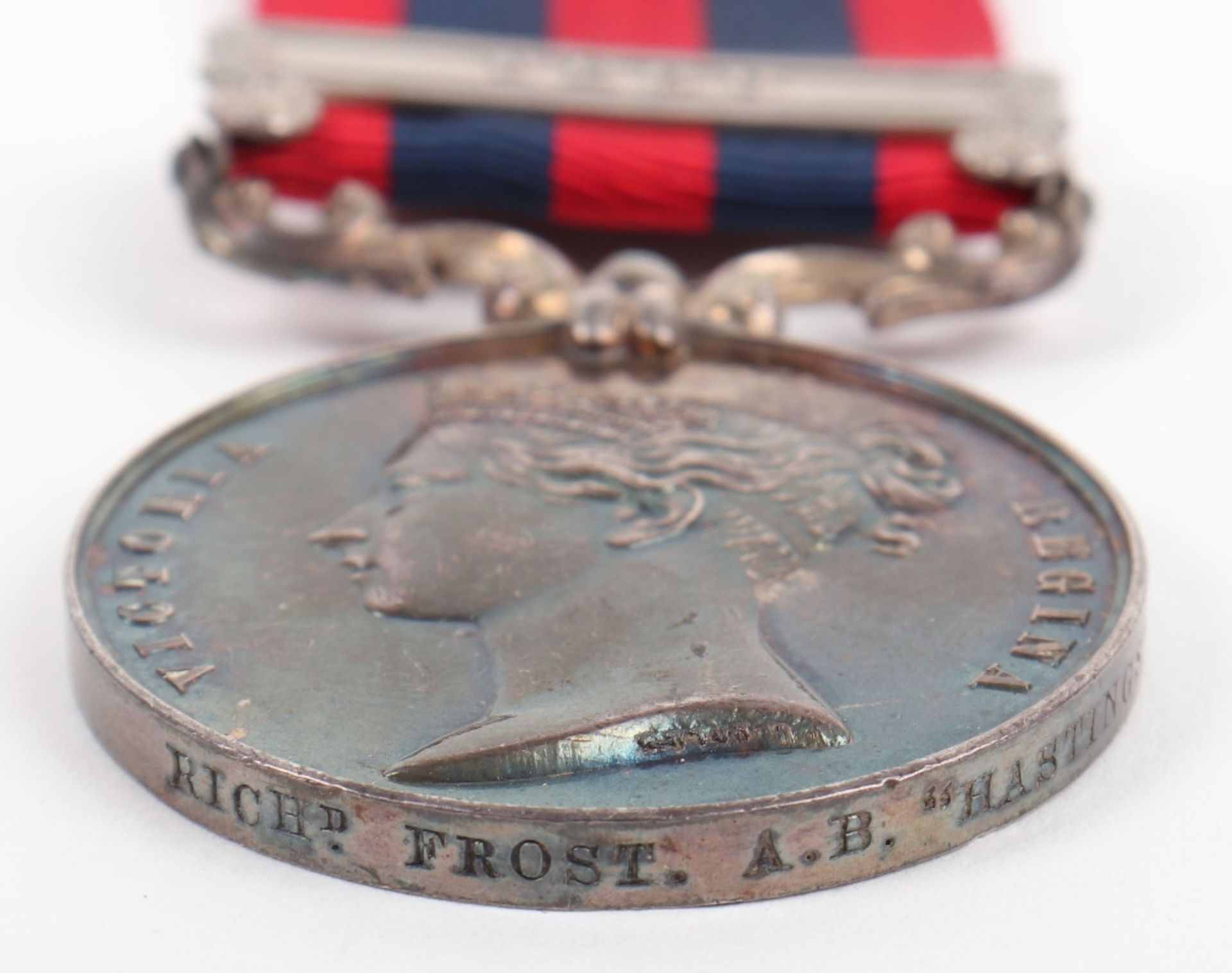 Indian General Service Medal 1854-95 HMS Hastings - Bild 3 aus 4