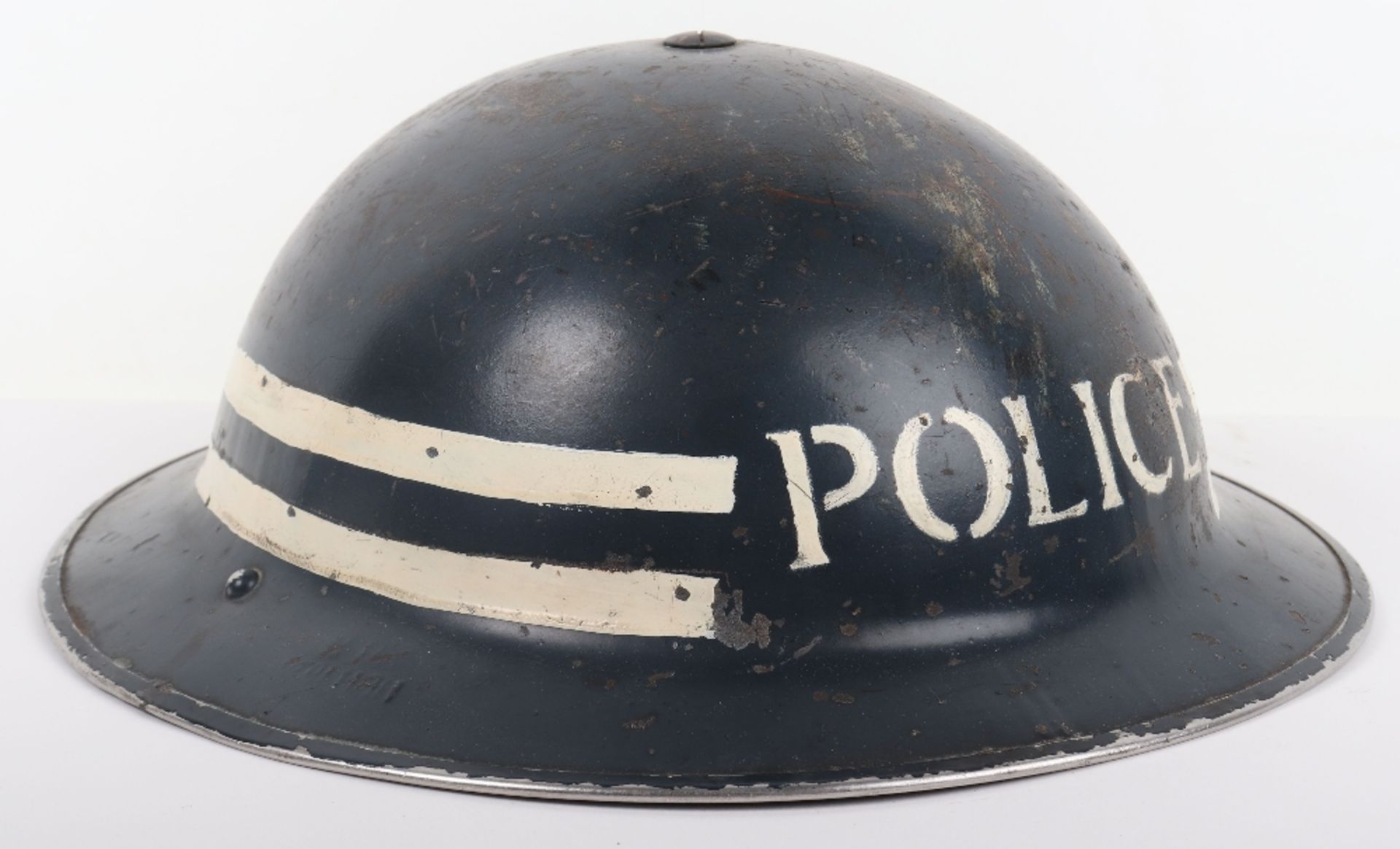 WW2 British Home Front Police Sergeants Steel Helmet - Bild 4 aus 9
