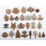 26x British Yeomanry Regiments Cap Badges