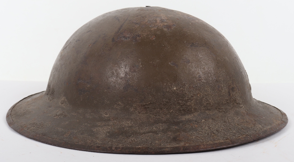 WW1 British Fusilier Marked Steel Combat Helmet - Image 9 of 9