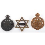 Rare WW1 Jewish Chaplains Cap Badge