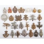 26x British Yeomanry Regiments Cap Badges