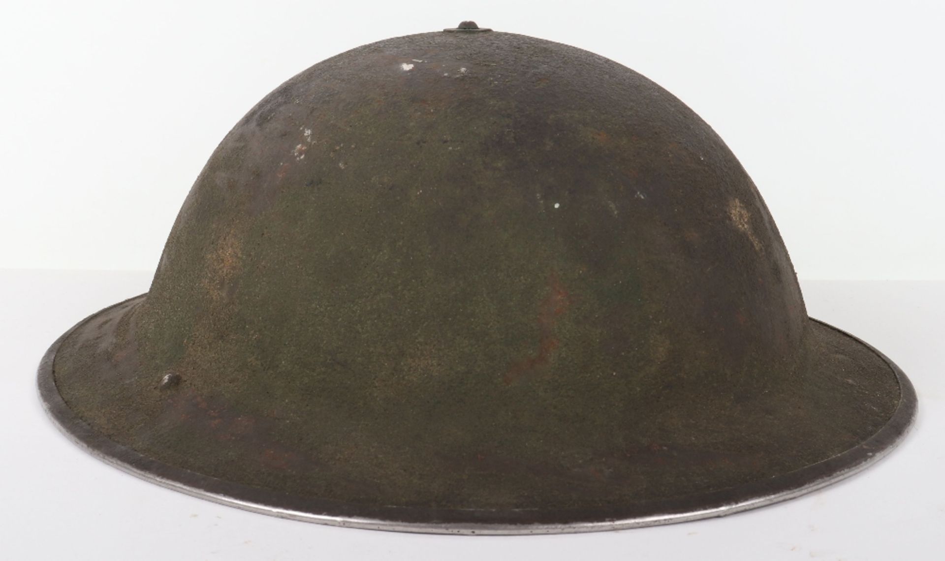 WW2 British Camouflaged Steel Combat Helmet - Bild 5 aus 6