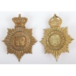 * 2x East Surrey Regiment Pouch Badges