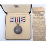 George VI Kings Medal for Service in the Cause of Freedom