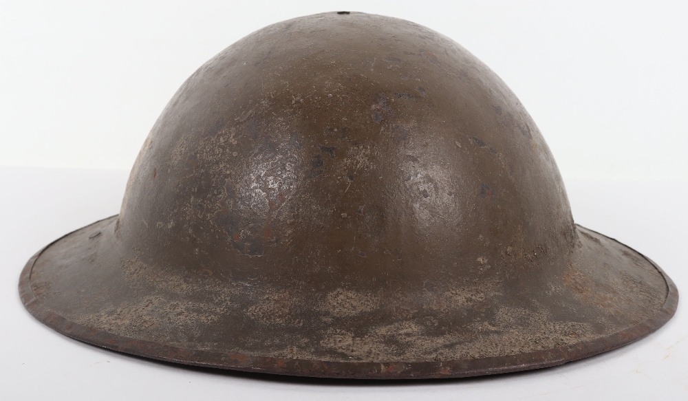 WW1 British Fusilier Marked Steel Combat Helmet - Image 6 of 9