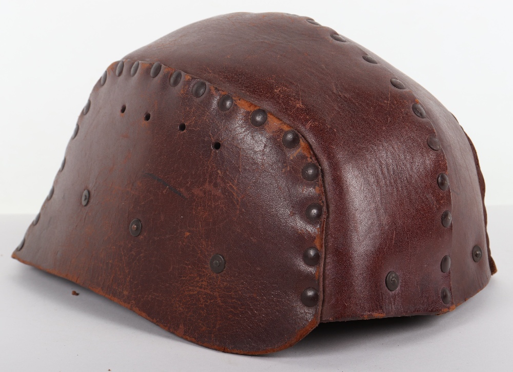 Extremely Rare WW1 British Tank Crew Protective Helmet - Image 2 of 21