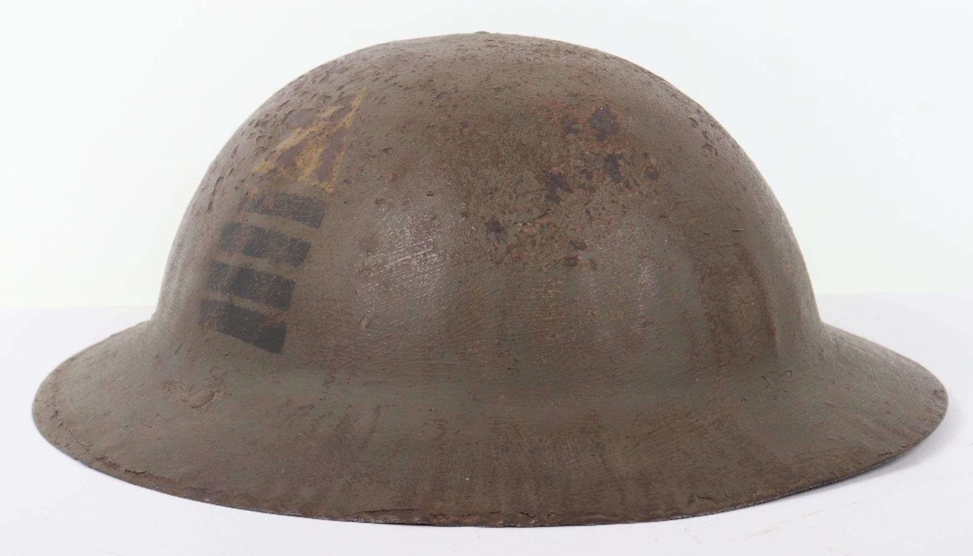 WW1 British Divisionally Marked Steel Combat Helmet - Bild 4 aus 9