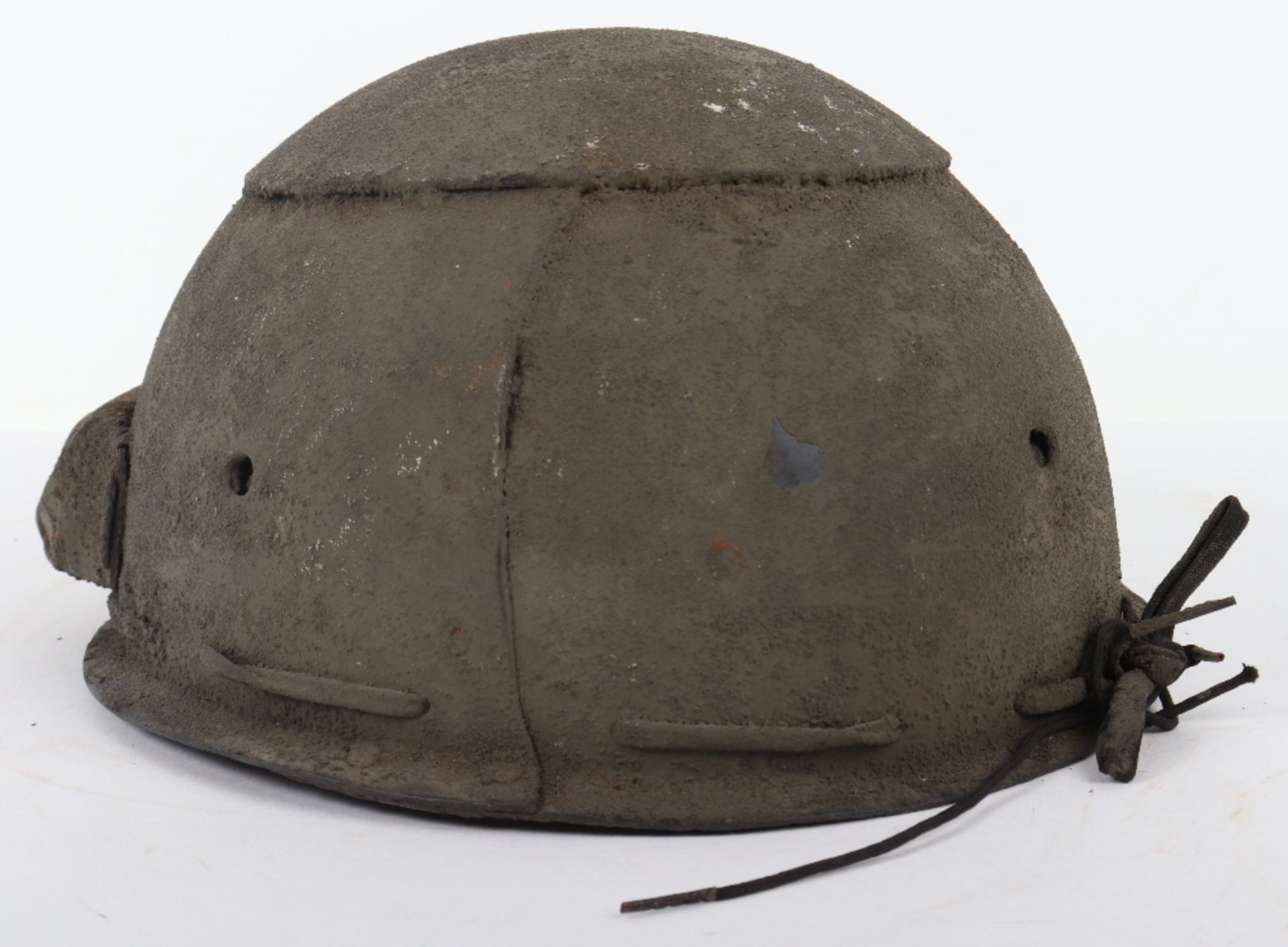 WW2 British Early Pattern Tank Crew Helmet - Bild 4 aus 7