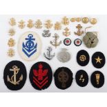 Grouping of WW2 German Kriegsmarine Insignia