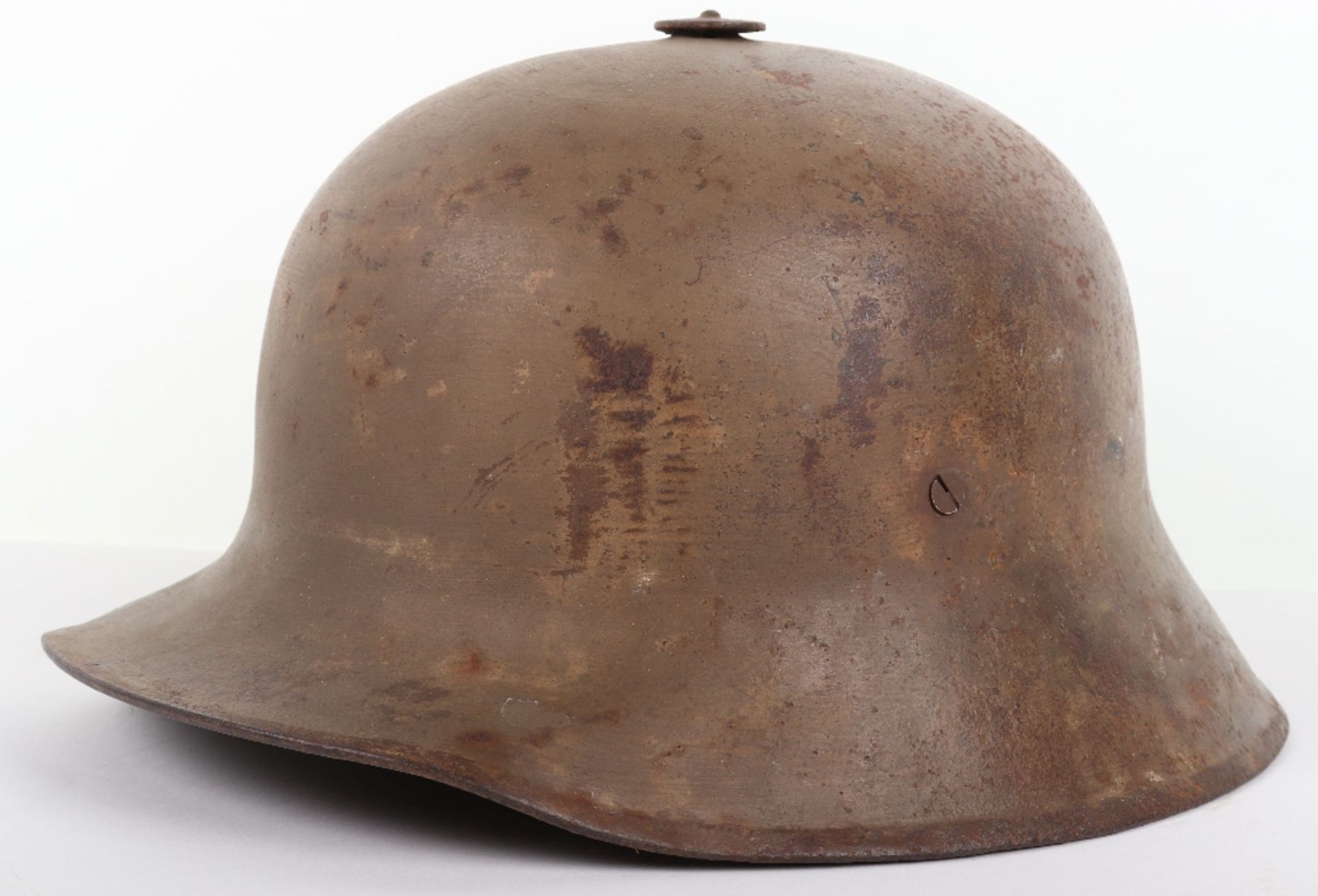 Rare WW1 Austrian Berndorfer Steel Combat Helmet