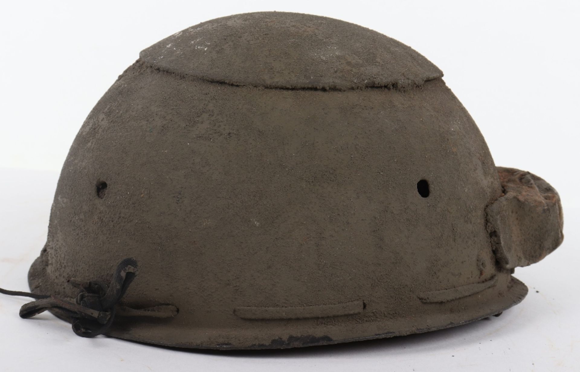 WW2 British Early Pattern Tank Crew Helmet - Bild 3 aus 7